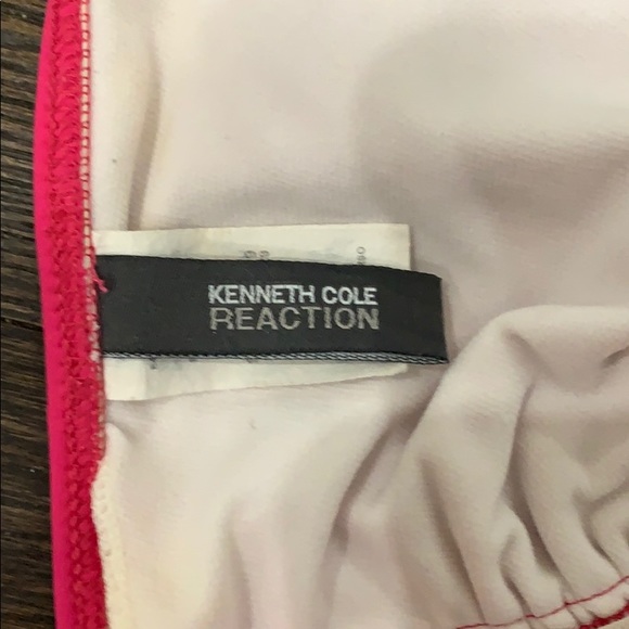 Pink halter swim suit. - Picture 2 of 2